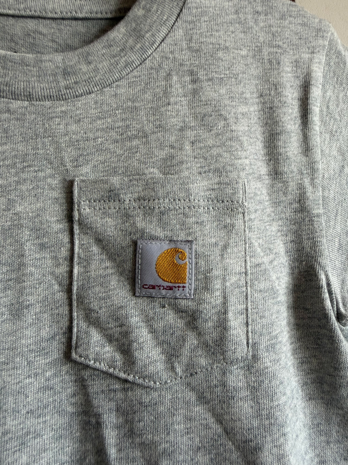 Carhartt Grey Pocket T Shirt (NEW WITH TAGS) - Age 2