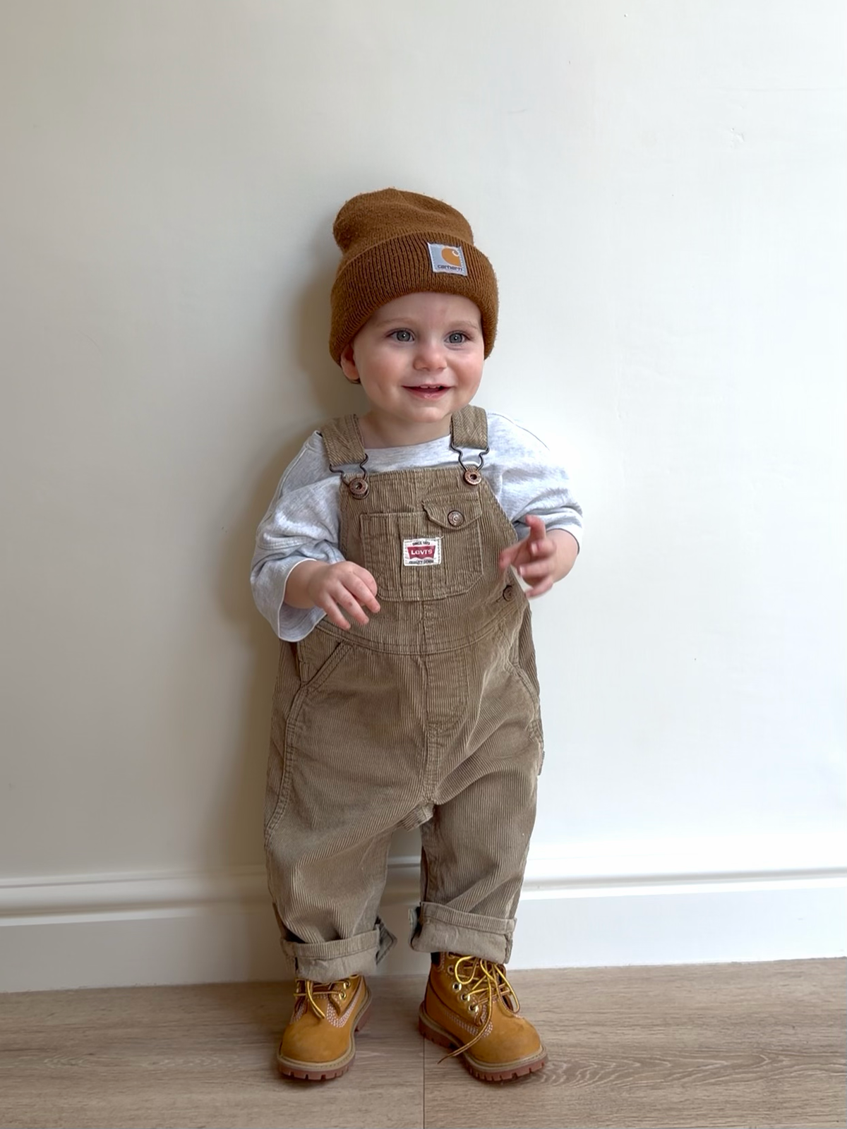 Levi’s Brown Corduroy Dungarees - 18 months