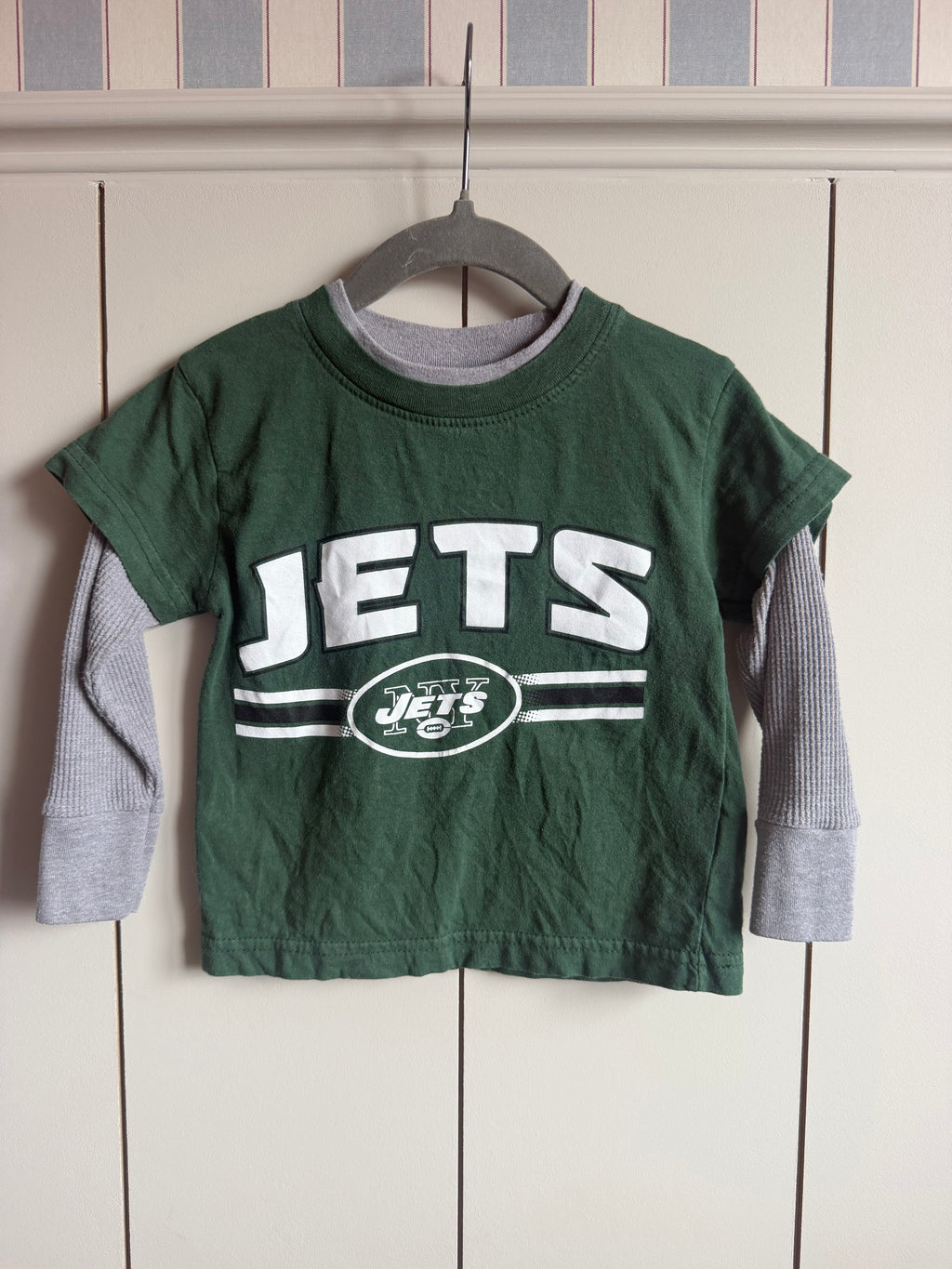 American Football NY Jets Double Layer Tee - Age 2