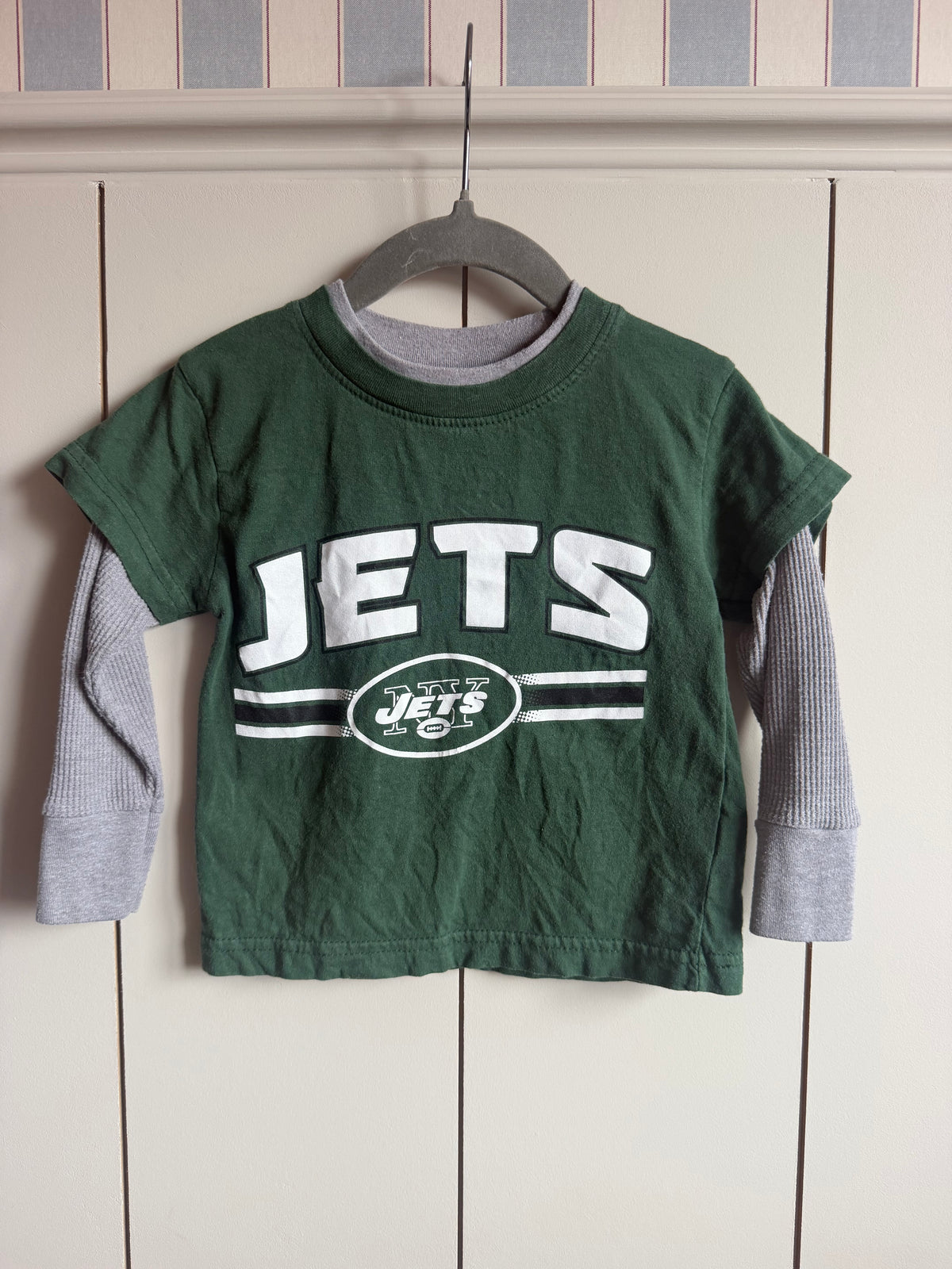 American Football NY Jets Double Layer Tee - Age 2