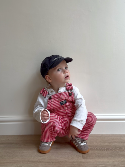 Oshkosh B’Gosh Railroad Red Stripe Dungarees *Rare* - 12 months