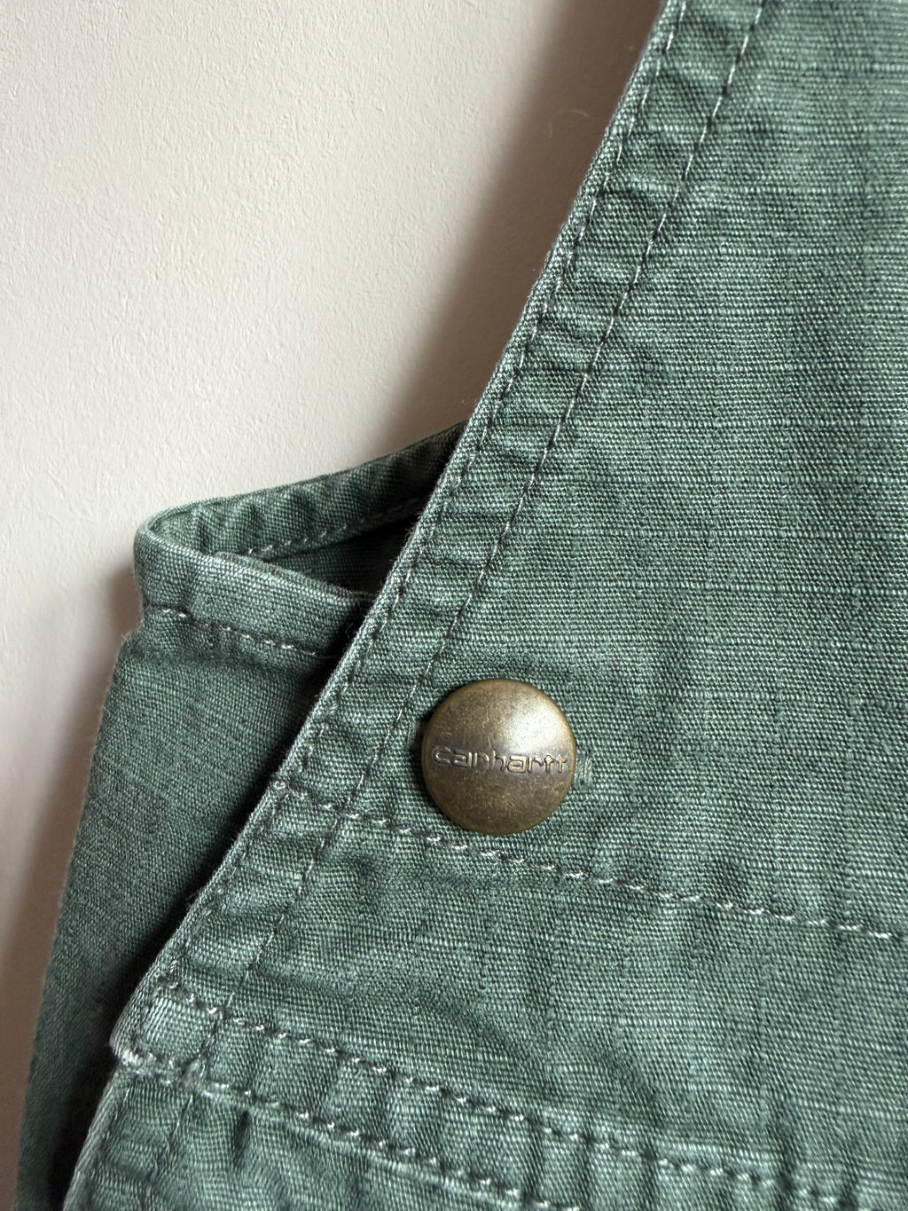 Carhartt Green Shortall Dungarees - Age 3