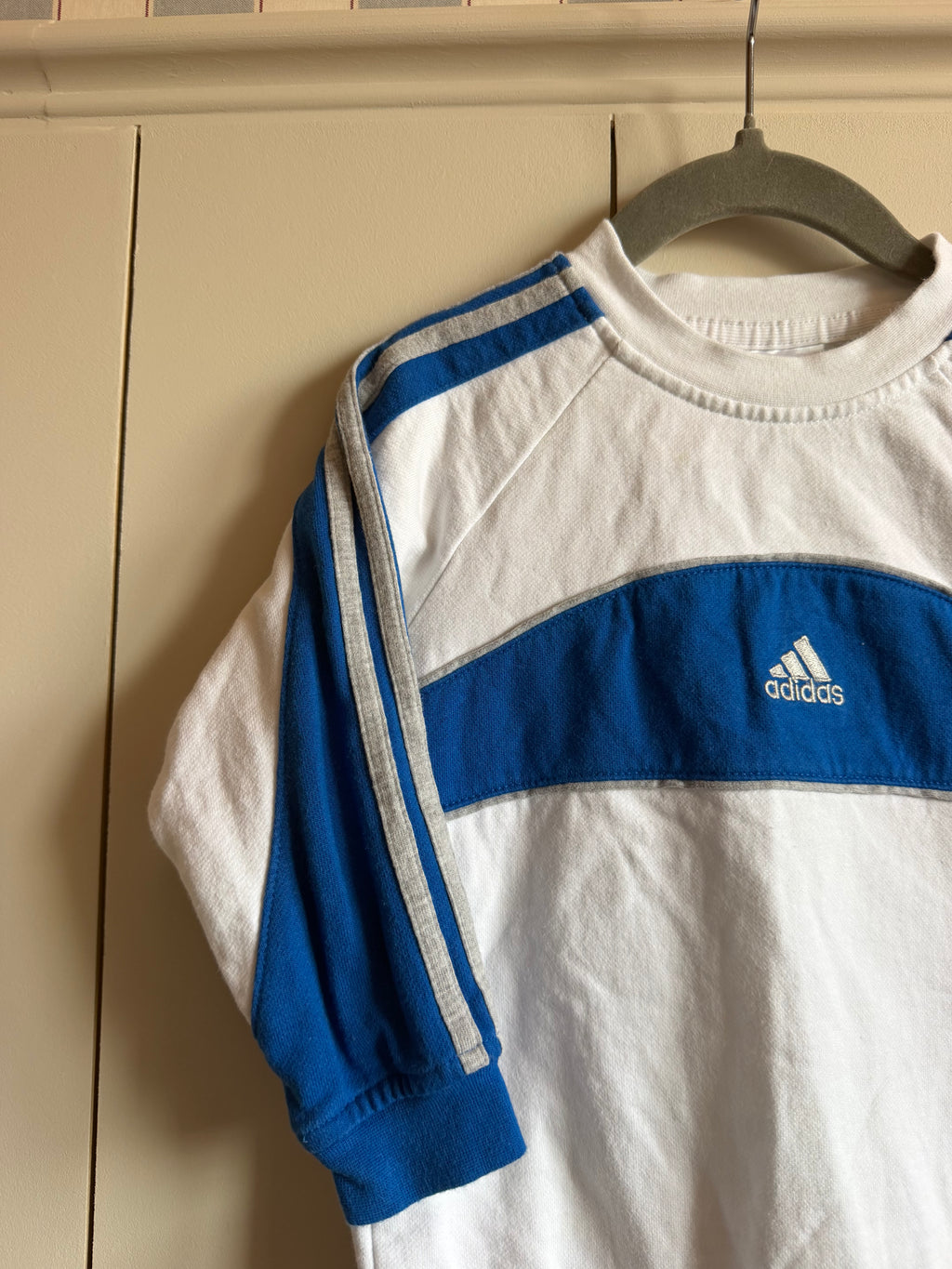 Adidas Embroidered Colour Block Sweatshirt - Age 2