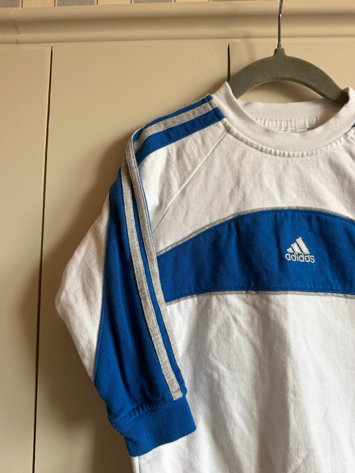 Adidas Embroidered Colour Block Sweatshirt - Age 2