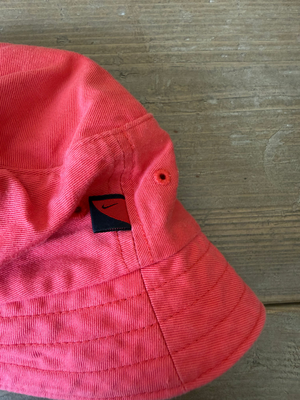 Nike Red Embroidered Bucket Hat - 18 months