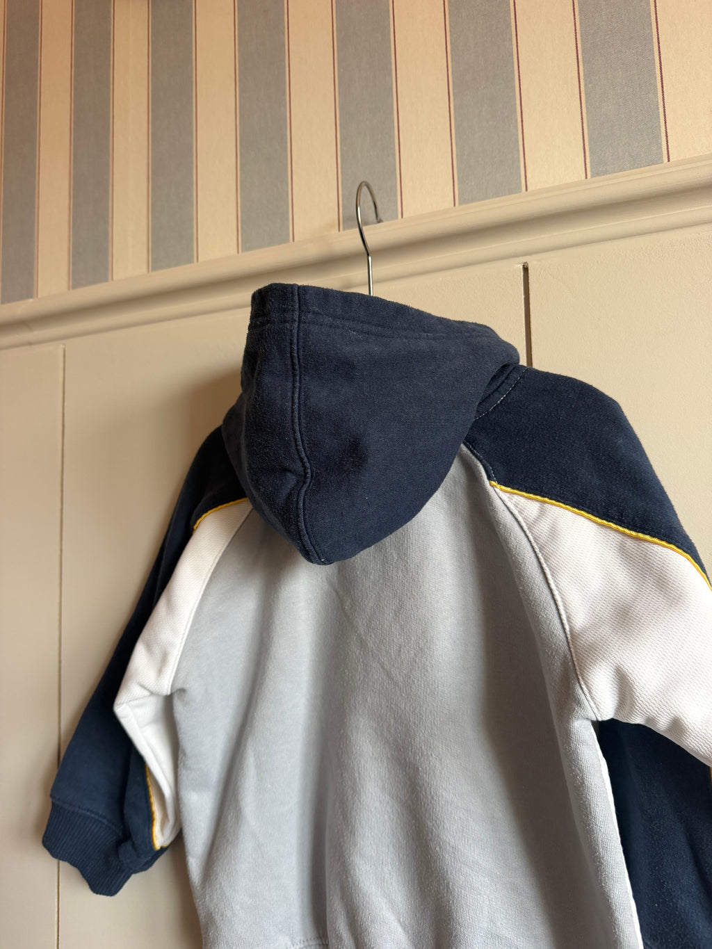 Nike Embroidered Spellout Colour Block Hoodie - Age 3