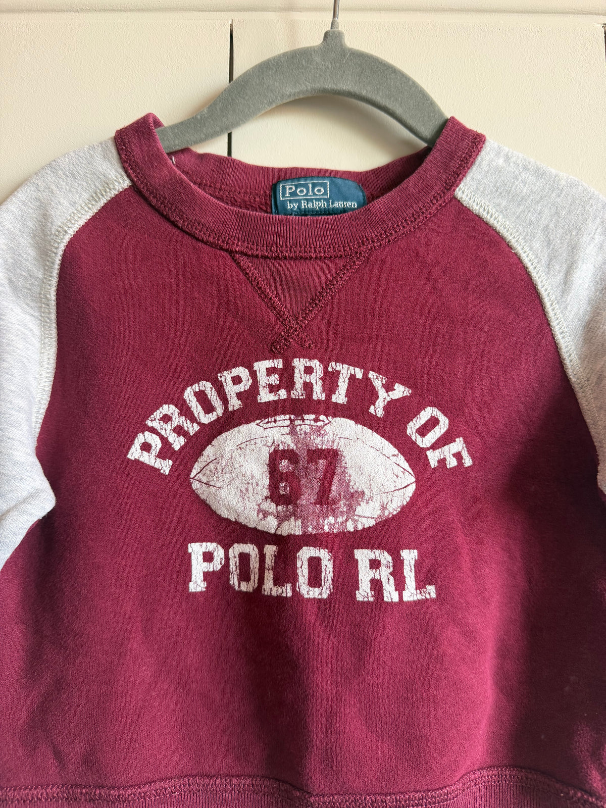 Ralph Lauren Raglan Sweatshirt - 18 months