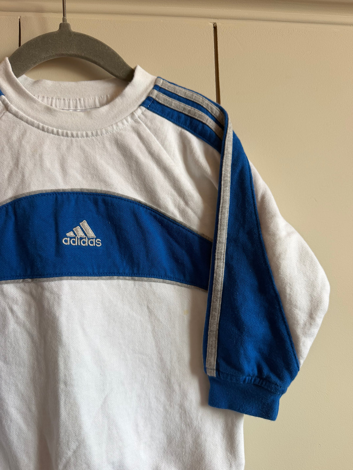 Adidas Embroidered Colour Block Sweatshirt - Age 2