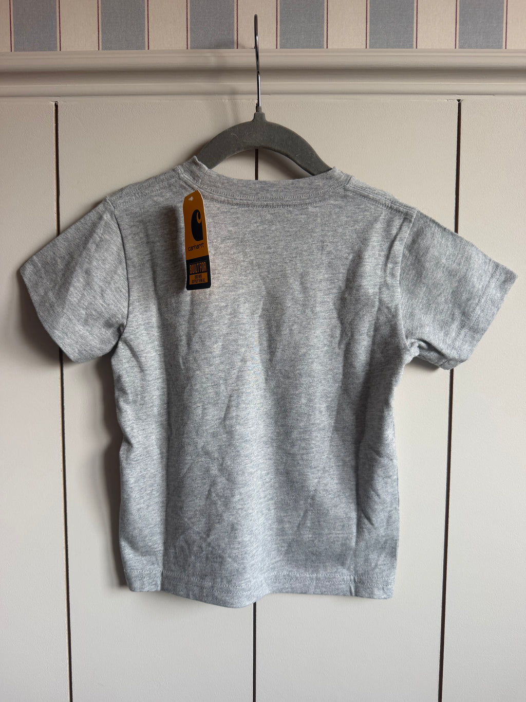 Carhartt Grey Pocket T Shirt (NEW WITH TAGS) - Age 2