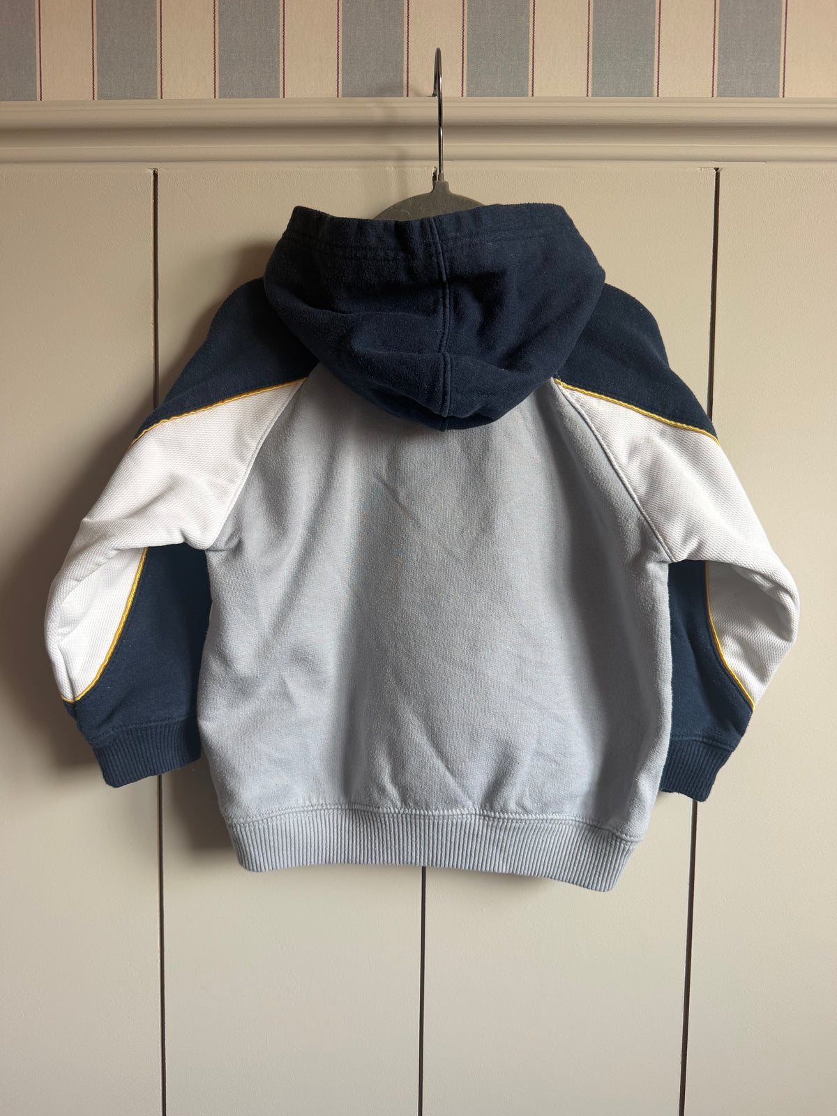 Nike Embroidered Spellout Colour Block Hoodie - Age 3