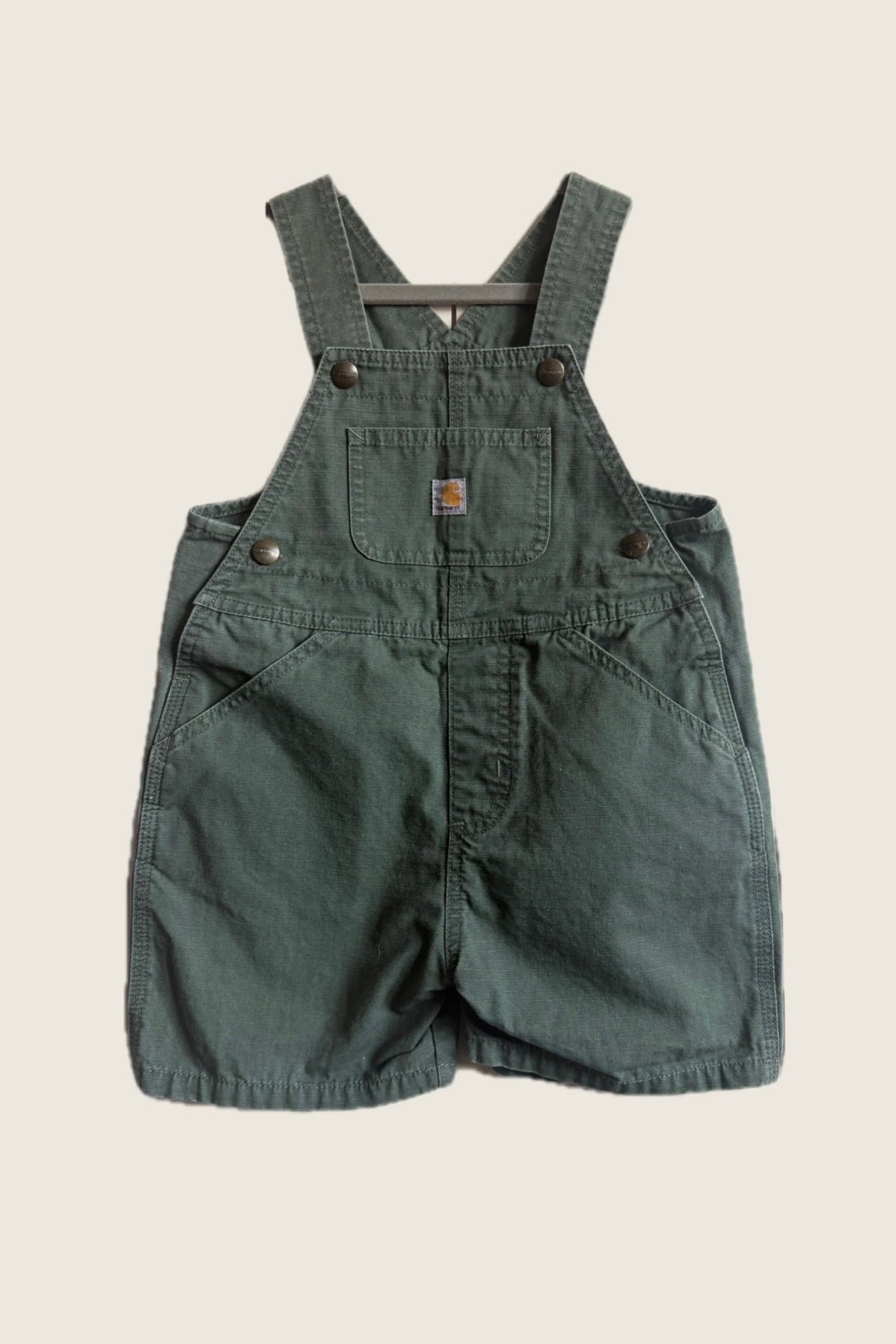 Carhartt Green Shortall Dungarees - Age 3