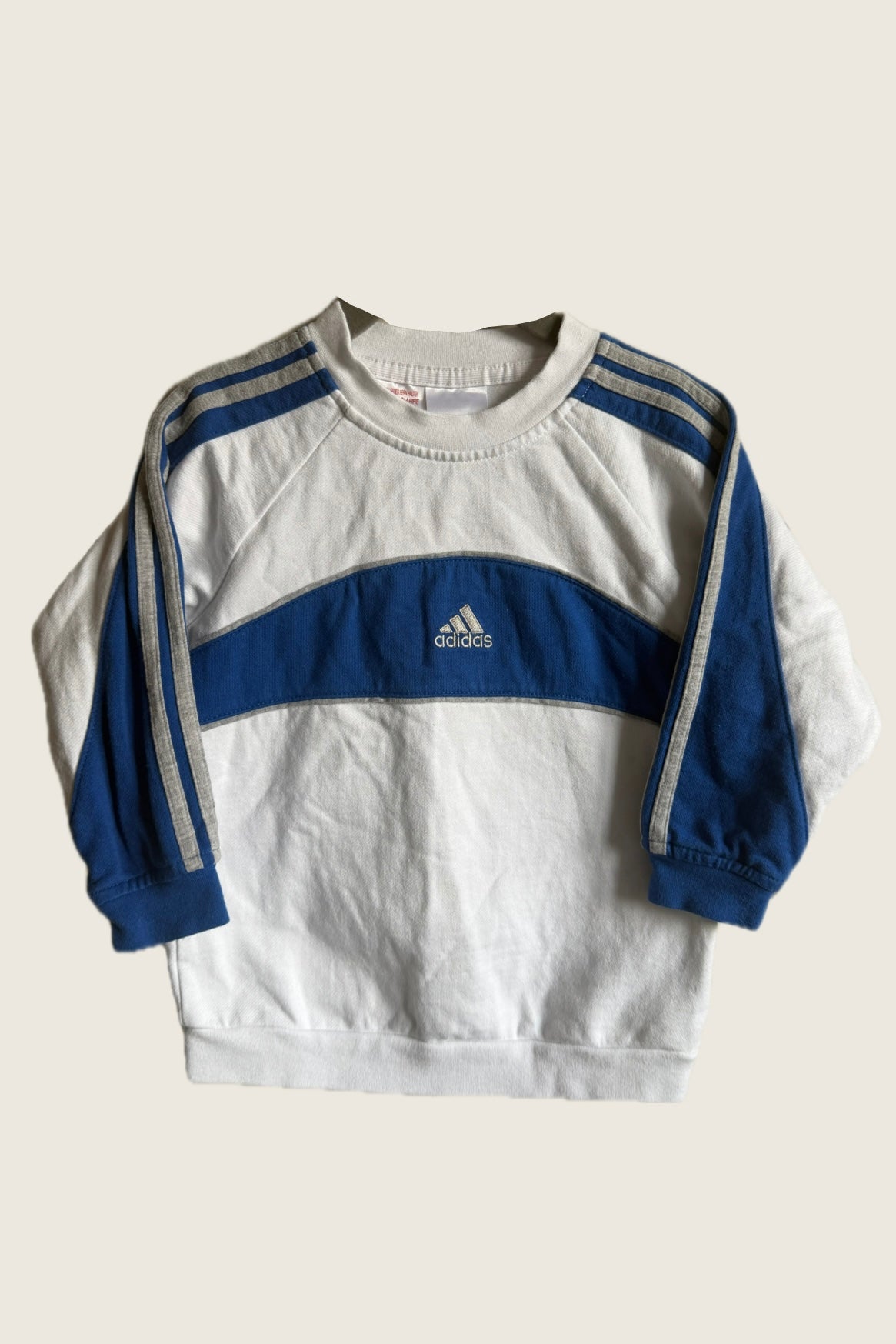 Adidas Embroidered Colour Block Sweatshirt - Age 2