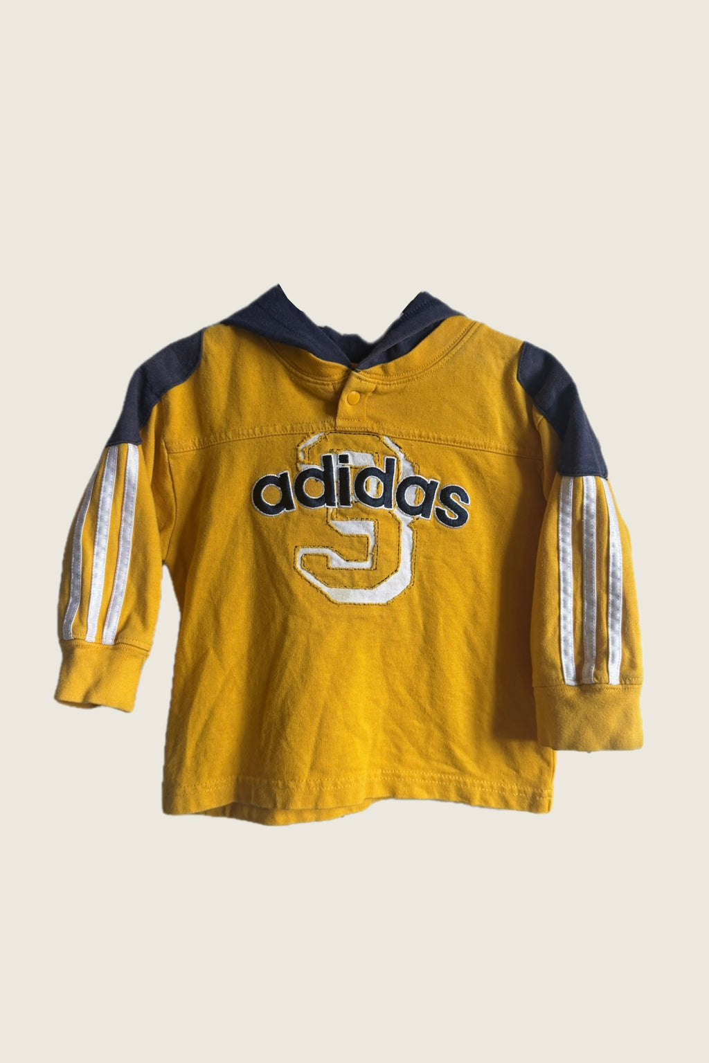 Adidas Embroidered Spellout Hoodie - Age 2