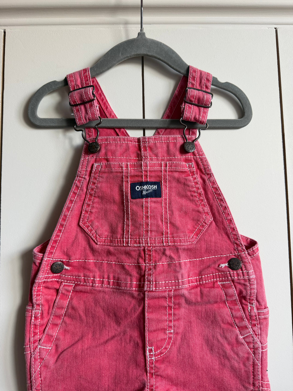 Oshkosh B’Gosh Red Shortall Dungarees - Age 2