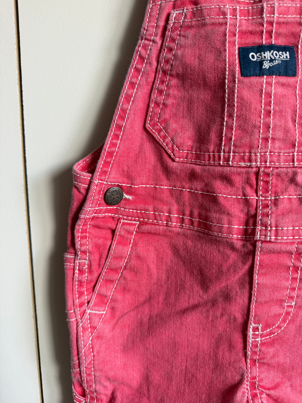 Oshkosh B’Gosh Red Shortall Dungarees - Age 2