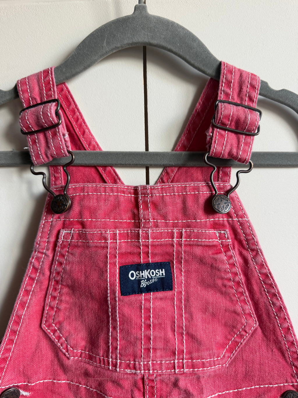 Oshkosh B’Gosh Red Shortall Dungarees - Age 2